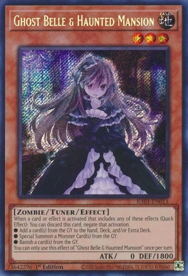 Ghost Belle & Haunted Mansion [Secret Rare] RA01-EN011