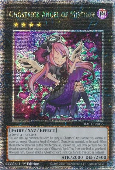 Ghostrick Angel of Mischief [Quarter Century Secret Rare] RA01-EN036