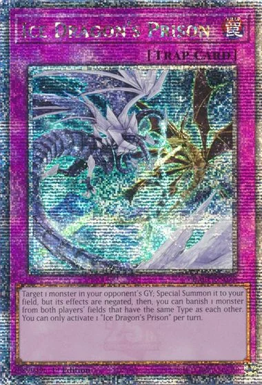 Ice Dragon's Prison [Quarter Century Secret Rare] RA01-EN078