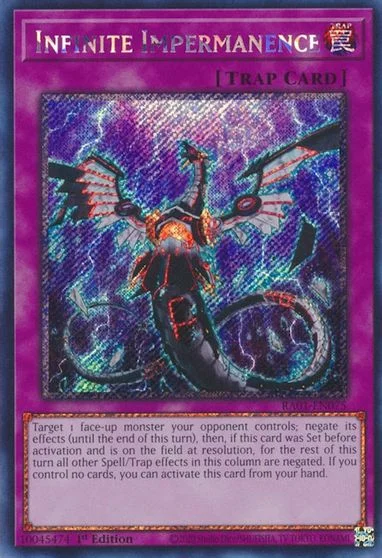 Infinite Impermanence [Platinum Secret Rare] RA01-EN075