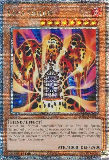 Lava Golem [Quarter Century Secret Rare] RA01-EN001