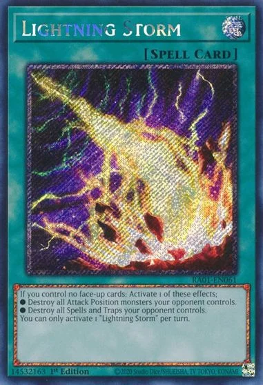 Lightning Storm [Platinum Secret Rare] RA01-EN061