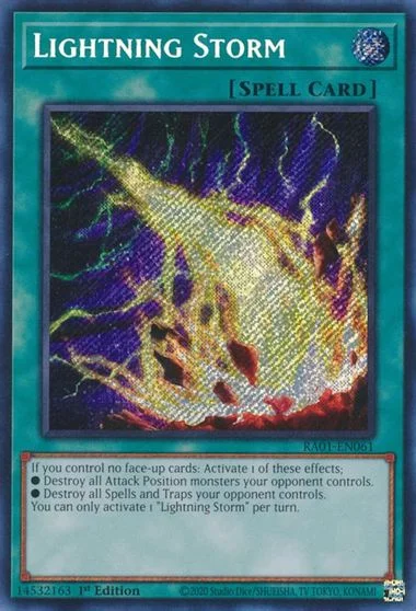 Lightning Storm [Secret Rare] RA01-EN061