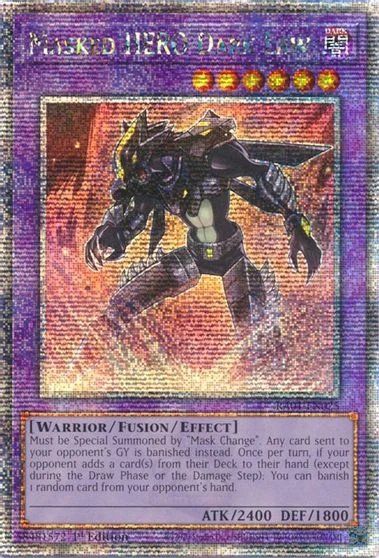 Masked HERO Dark Law [Quarter Century Secret Rare] RA01-EN025