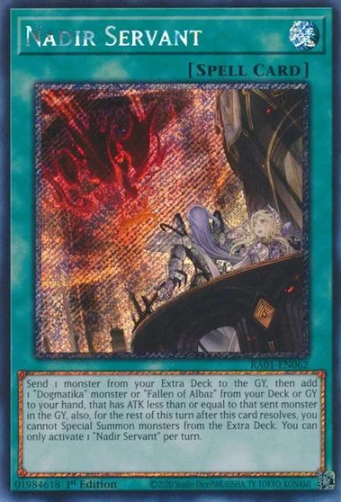 Nadir Servant [Platinum Secret Rare] RA01-EN062