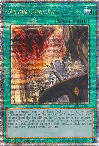 Nadir Servant [Quarter Century Secret Rare] RA01-EN062
