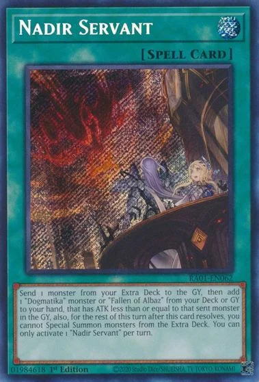 Nadir Servant [Secret Rare] RA01-EN062