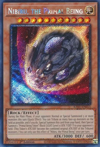 Nibiru, the Primal Being [Platinum Secret Rare] RA01-EN015