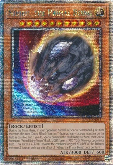 Nibiru, the Primal Being [Quarter Century Secret Rare] RA01-EN015