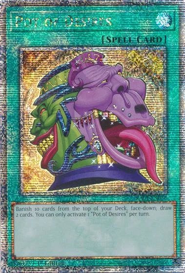 Pot of Desires [Quarter Century Secret Rare] RA01-EN056