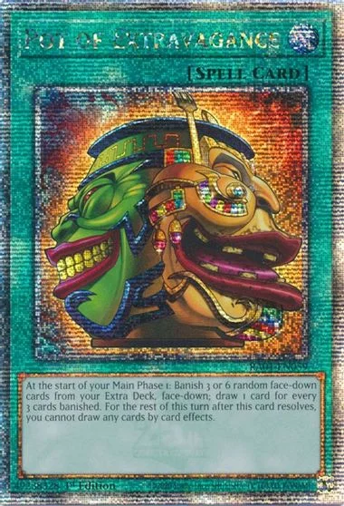 Pot of Extravagance [Quarter Century Secret Rare] RA01-EN059