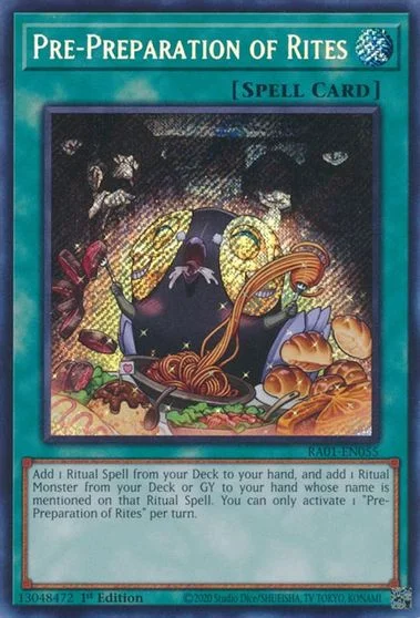 Pre-Preparation of Rites [Secret Rare] RA01-EN055