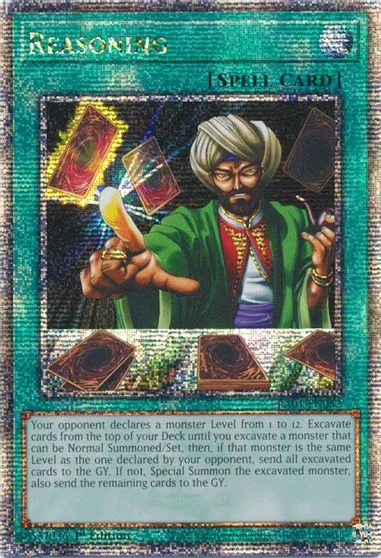 Reasoning [Quarter Century Secret Rare] RA01-EN052