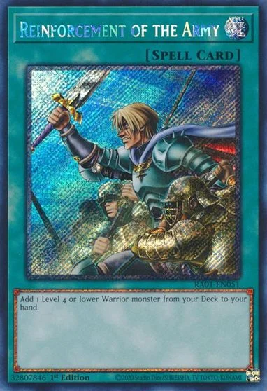 Reinforcement of the Army [Platinum Secret Rare] RA01-EN051