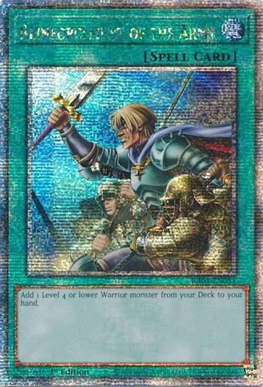 Reinforcement of the Army [Quarter Century Secret Rare] RA01-EN051