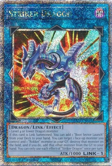 Striker Dragon [Quarter Century Secret Rare] RA01-EN046
