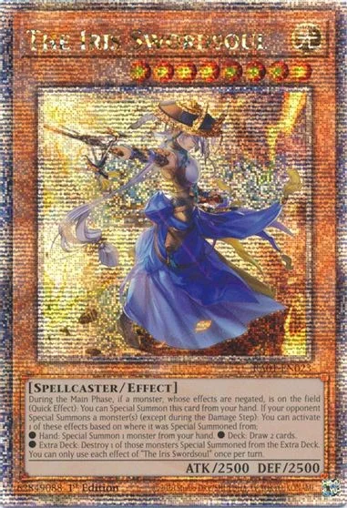 The Iris Swordsoul [Quarter Century Secret Rare] RA01-EN023