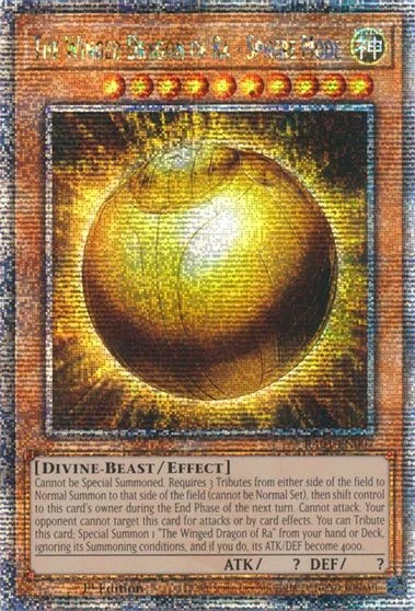 The Winged Dragon of Ra - Sphere Mode [Quarter Century Secret Rare] RA01-EN007