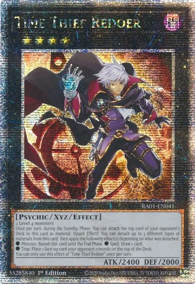 Time Thief Redoer [Quarter Century Secret Rare] RA01-EN041
