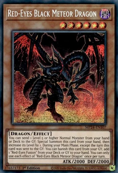 Red-Eyes Black Meteor Dragon MP24-EN107