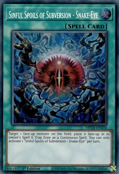 Sinful Spoils of Subversion - Snake-Eye MP24-EN104
