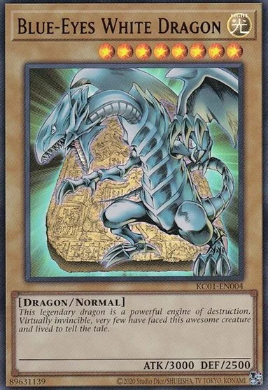 Blue-Eyes White Dragon KC01-EN004