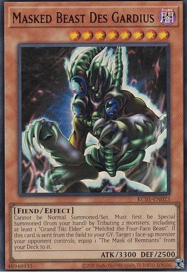 Masked Beast Des Gardius KC01-EN023