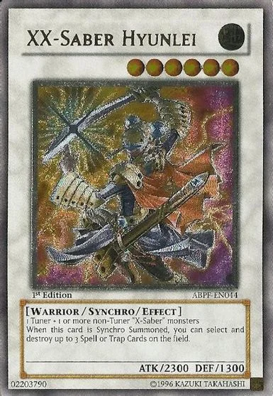 XX-Saber Hyunlei [1st Edition] ABPF-EN044
