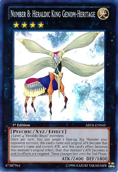 Number 8: Heraldic King Genom-Heritage ABYR-EN045