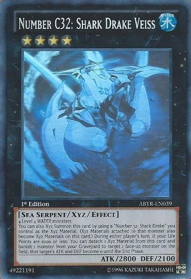Number C32: Shark Drake Veiss [1st Edition] ABYR-EN039