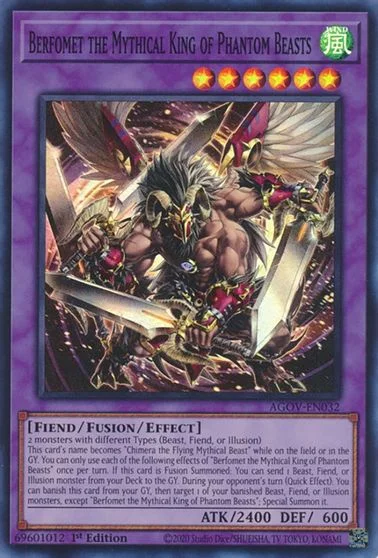Berfomet the Mythical King of Phantom Beasts AGOV-EN032