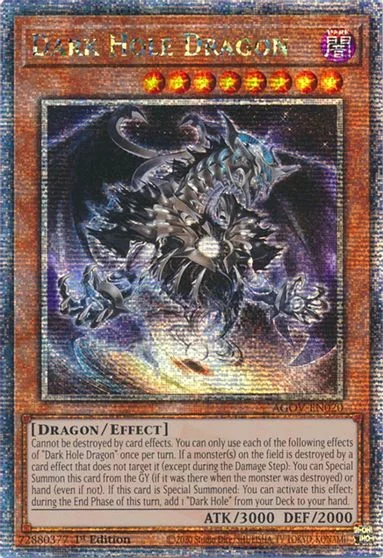 Dark Hole Dragon [Quarter Century Secret Rare] AGOV-EN020