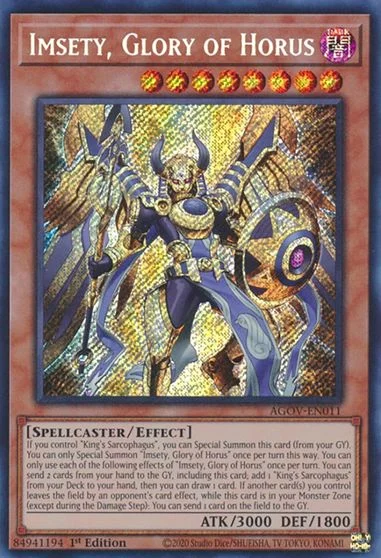 Imsety, Glory of Horus AGOV-EN011