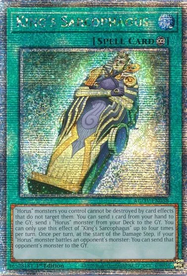 King's Sarcophagus [Quarter Century Secret Rare] AGOV-EN058