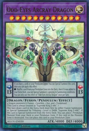 Odd-Eyes Arcray Dragon AGOV-EN030