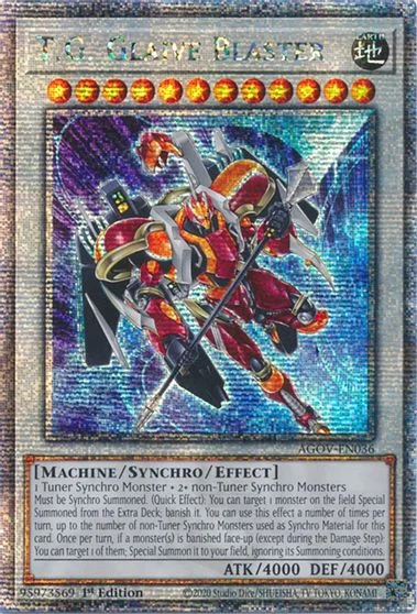 T.G. Glaive Blaster [Quarter Century Secret Rare] AGOV-EN036