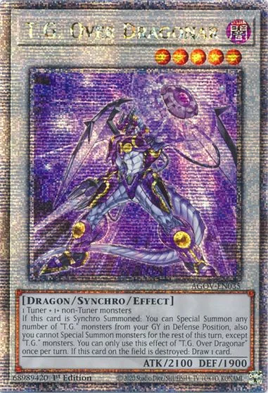 T.G. Over Dragonar [Quarter Century Secret Rare] AGOV-EN035