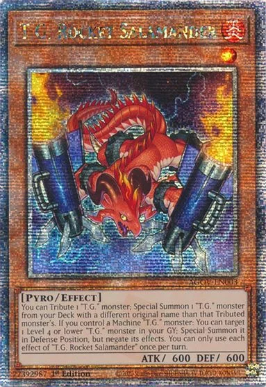 T.G. Rocket Salamander [Quarter Century Secret Rare] AGOV-EN003