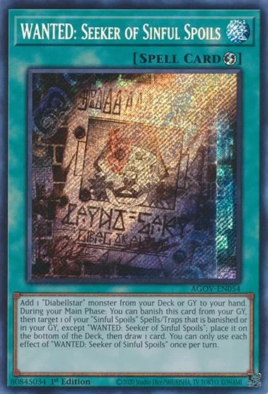 WANTED: Seeker of Sinful Spoils AGOV-EN054