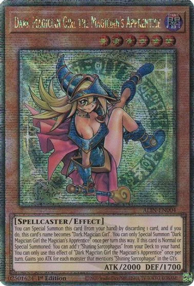 Dark Magician Girl the Magician's Apprentice [Quarter Century Secret Rare] ALIN-EN004