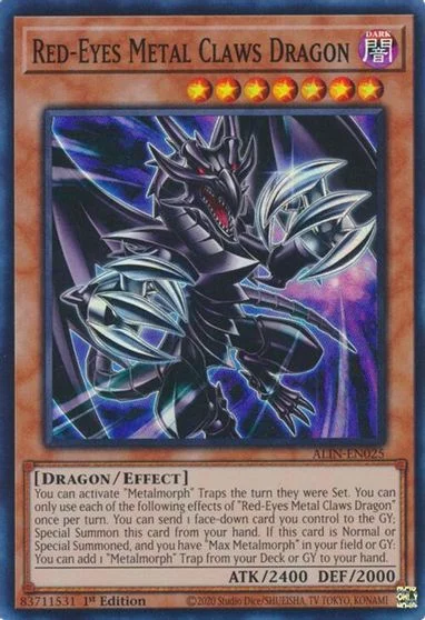Red-Eyes Metal Claws Dragon ALIN-EN025