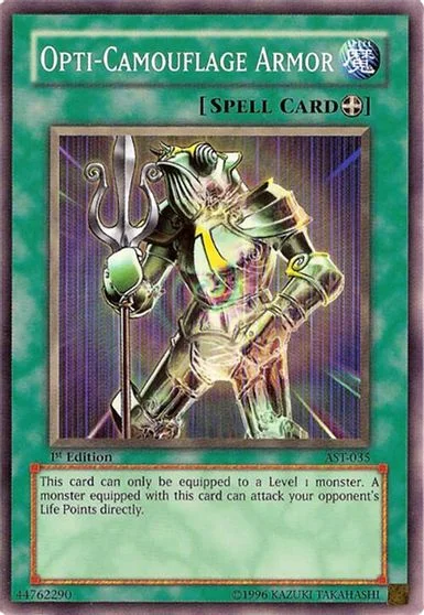 Opti-Camouflage Armor [1st Edition] AST-035