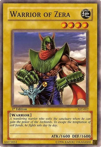 Warrior of Zera [1st Edition] AST-002