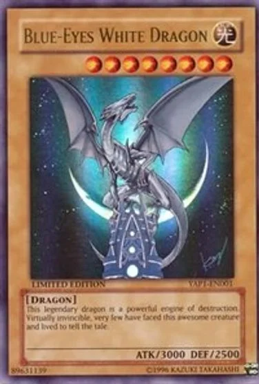 Blue-Eyes White Dragon YAP1-EN001