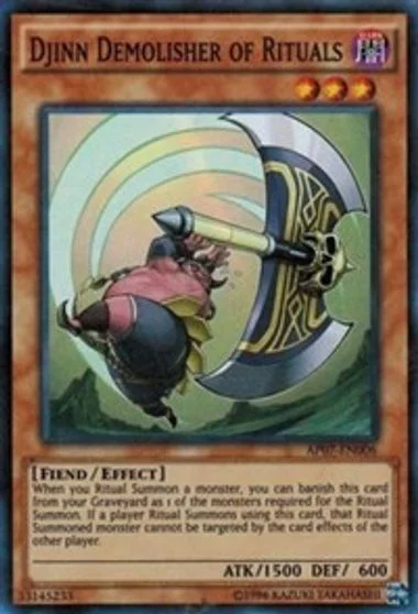Djinn Demolisher of Rituals AP07-EN006