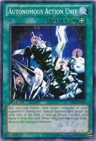 Autonomous Action Unit [Mosaic Rare 1st Edition] BP02-EN140