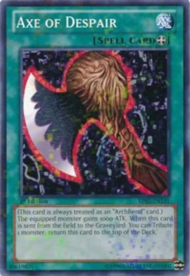 Axe of Despair [Mosaic Rare 1st Edition] BP02-EN131