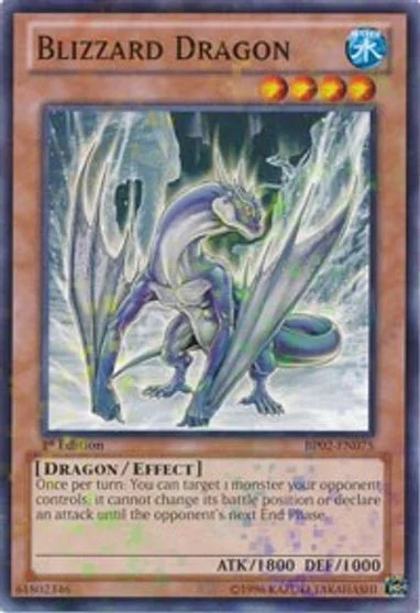 Blizzard Dragon [Mosaic Rare 1st Edition] BP02-EN075