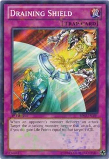 Draining Shield [Mosaic Rare 1st Edition] BP02-EN181