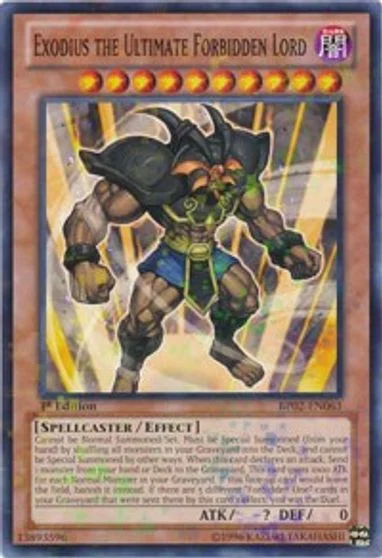 Exodius the Ultimate Forbidden Lord [Mosaic Rare] BP02-EN063